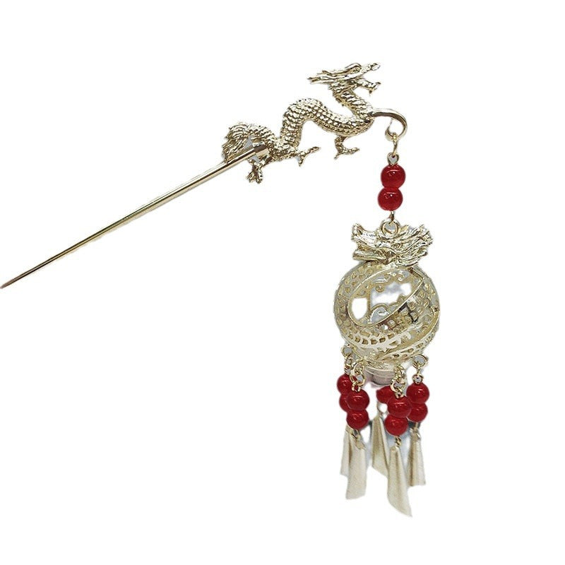 Dragon Year Luminous Lantern Hairpin High Sense