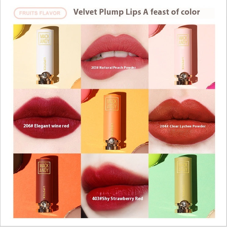 Macaron Diamond Velvet Charm 5 Pieces Lipstick Kit
