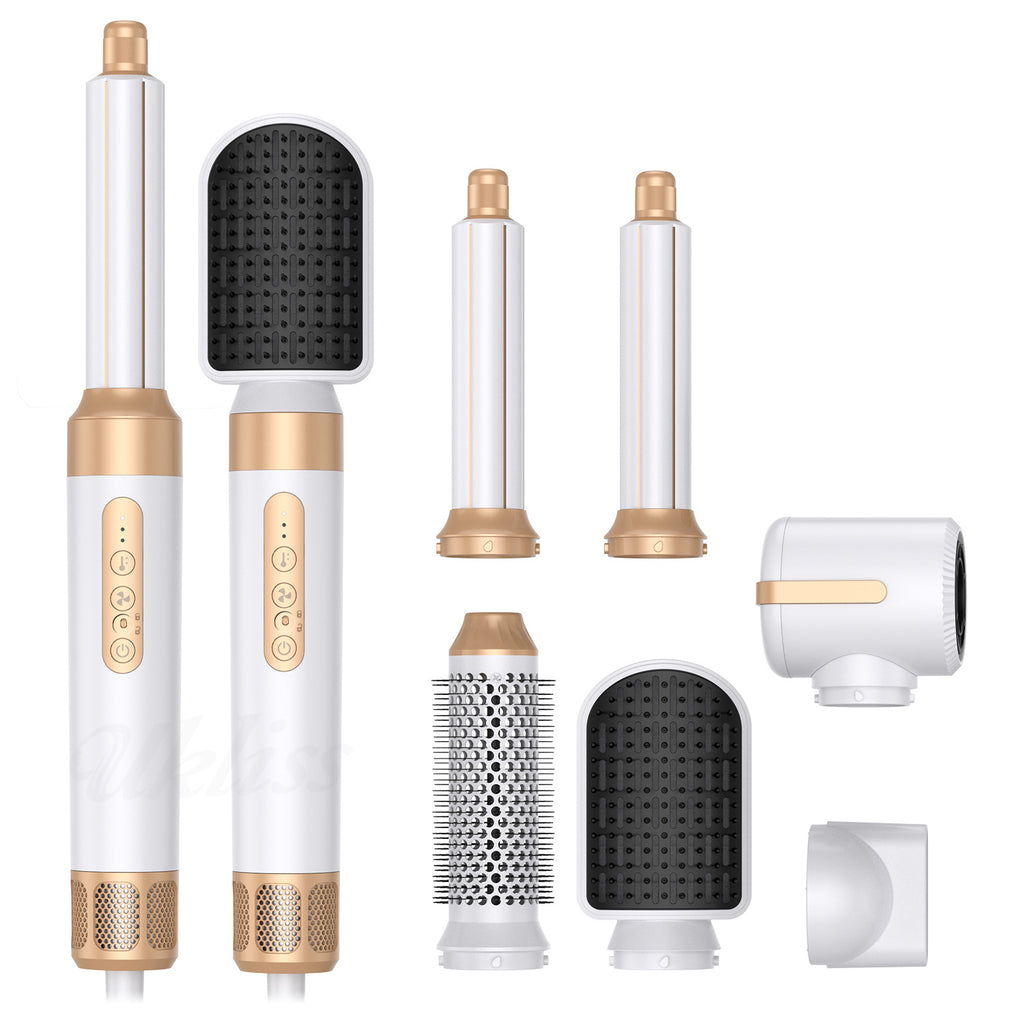7-in-1 Hot Air Comb Multifunctional Anion Automatic Curler