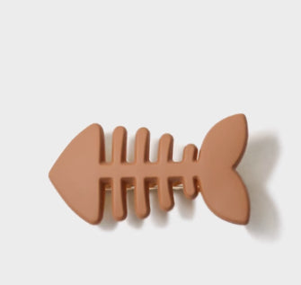 Minimalist Candy Color Fishbone Barrettes Cute Funny Side Bangs Female
