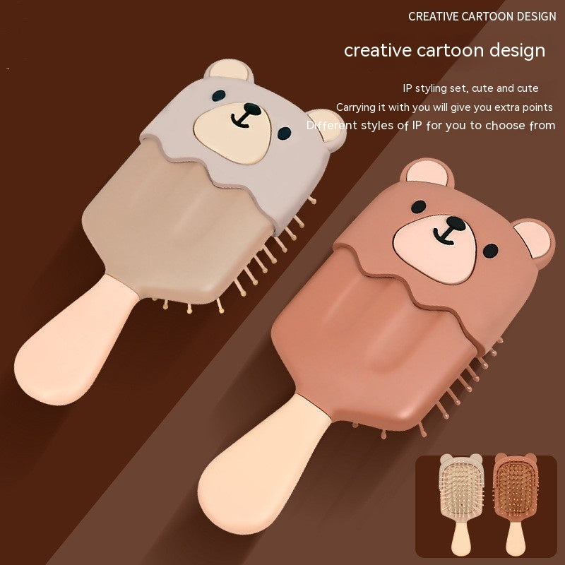 Portable Milk Bear Air Cushion Comb Cute Cartoon
