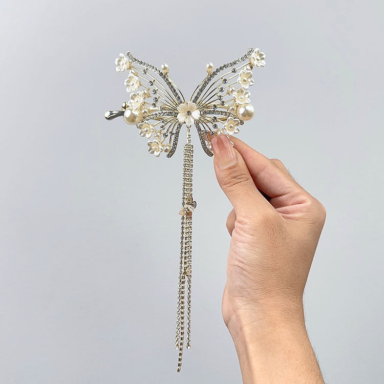 Lily Butterfly Banana Clip Mori Style