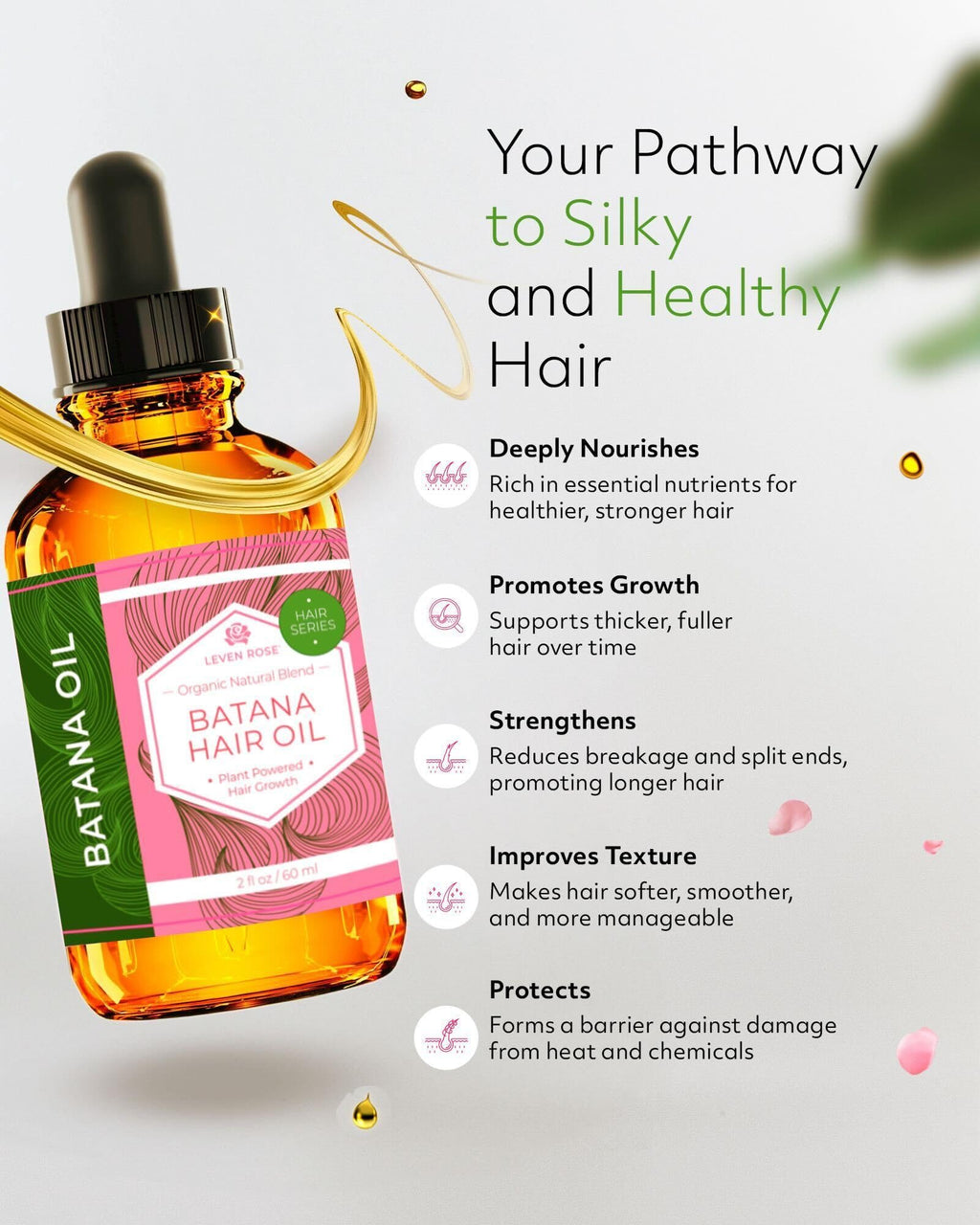 Batana Oil Hair Growth Oil 2 Oz Organic Hair Conditioner