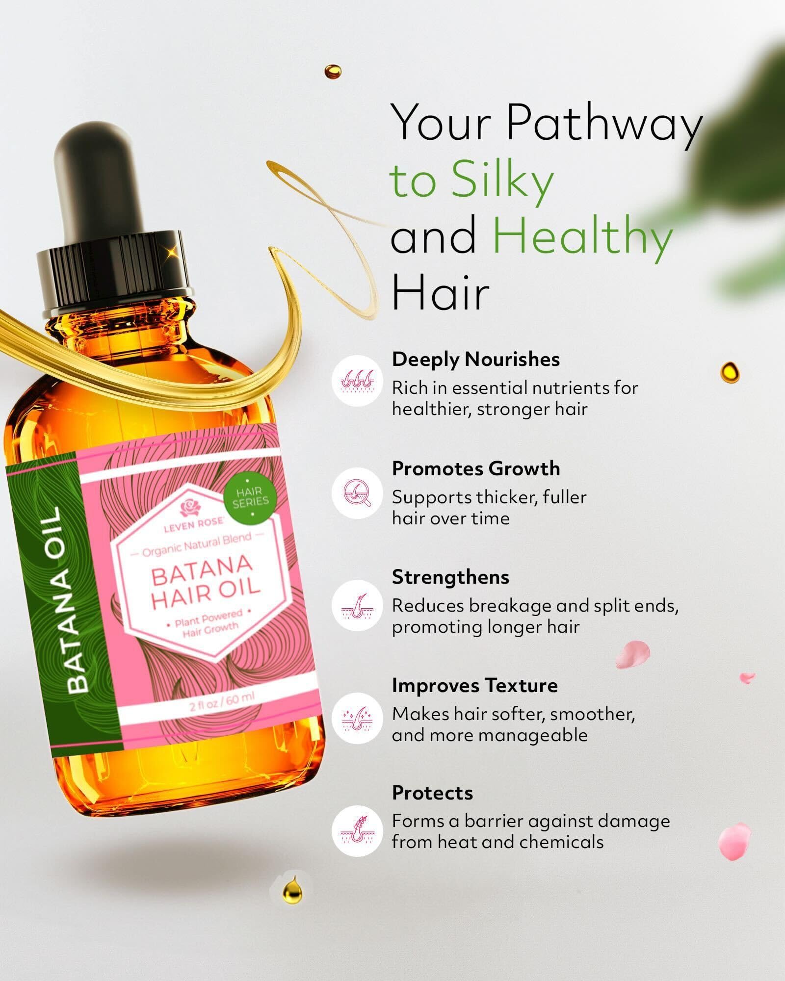 Batana Oil Hair Growth Oil 2 Oz Organic Hair Conditioner