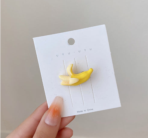 Internet Celebrity Food Barrettes Women's Side Hair Clip Barrettes