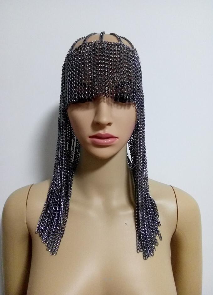 Tassel Pearl Hat Beaded Headwear Photo Accessories