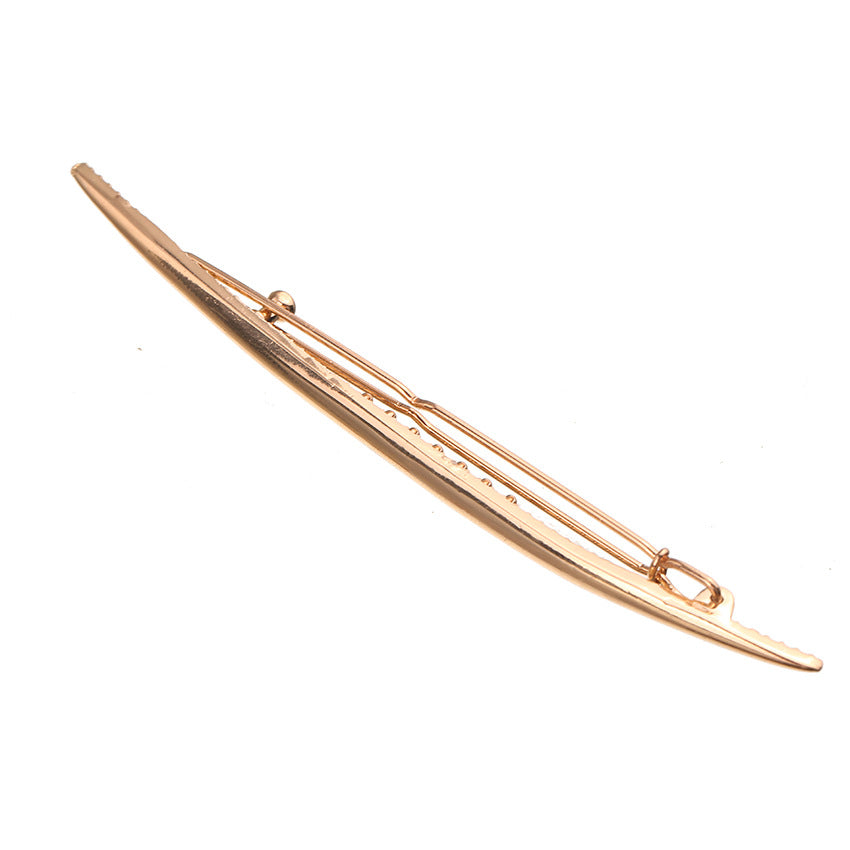 Korean Version Of Creative Headdress Retro Exaggerated Feather Leaf Spring Hairpin