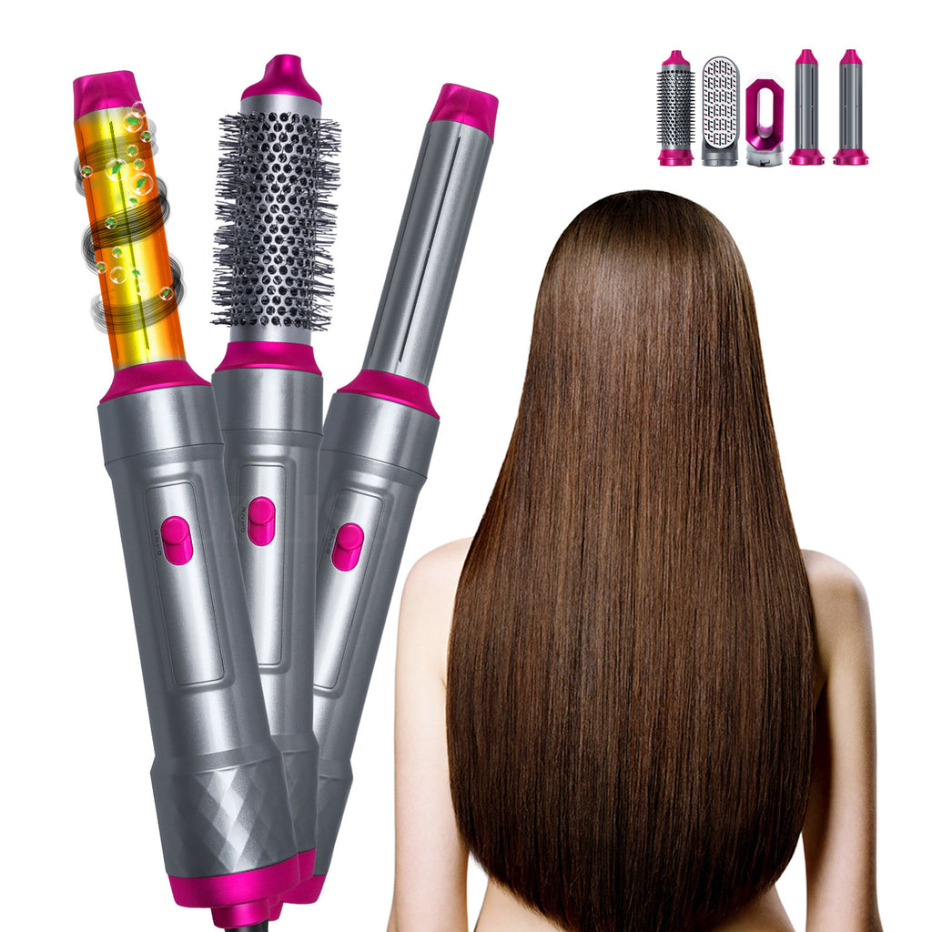 Five In One Multi-headed Hot Air Comb Combination Automatic Curling Iron Set