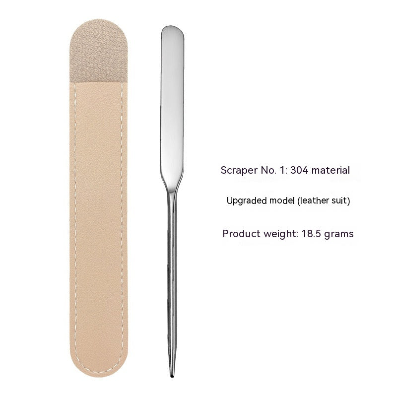 New Foundation Shovel Stainless Steel Toning Sticks Double-headed Stirring