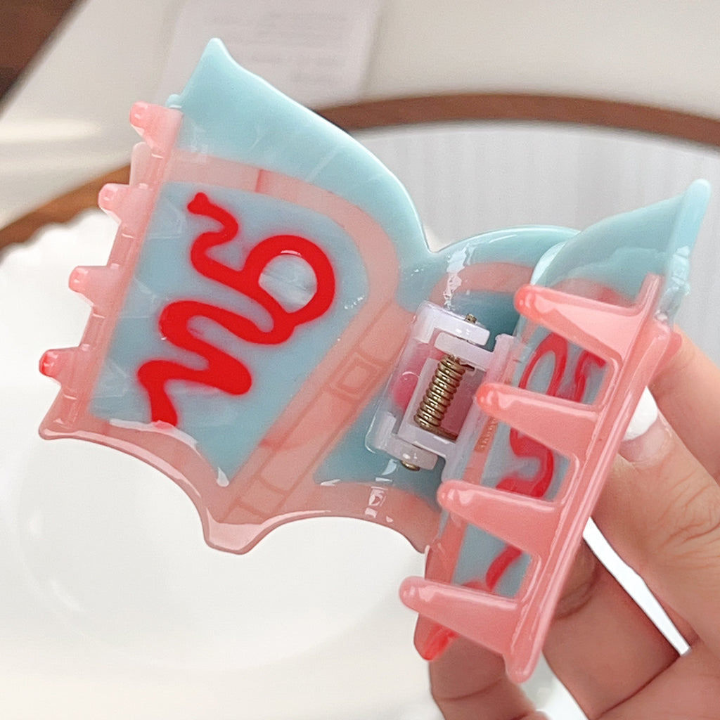 Design Magic Book Acetic Acid Stitching Hair Accessories