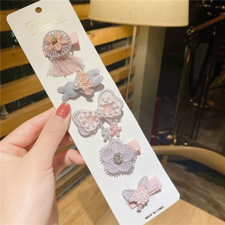 Cute Lace Princess Baby Bangs Clip Hairpin