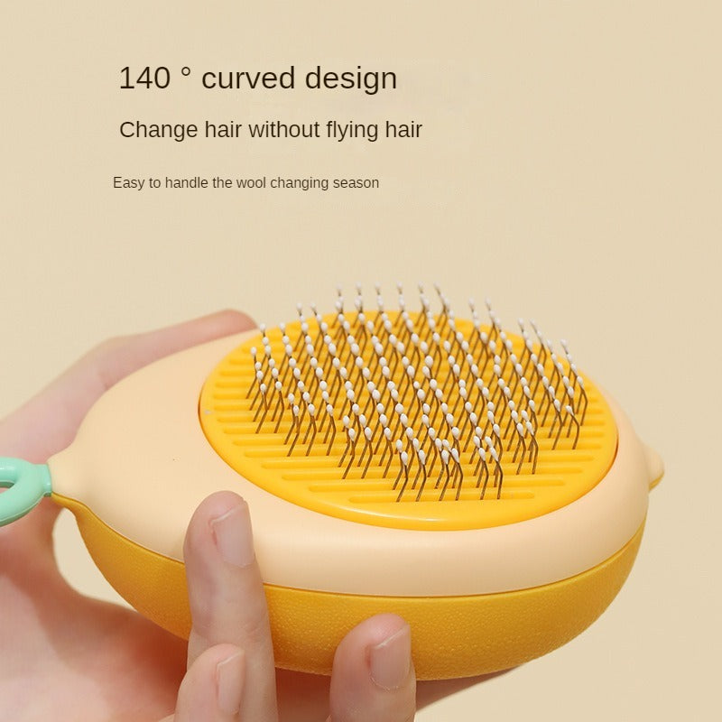 Pet Hair Removal Comb Cat New Style To Puff Hair Needle Comb One-key Hair Removal Dog Knot Comb Cleaning Supplies