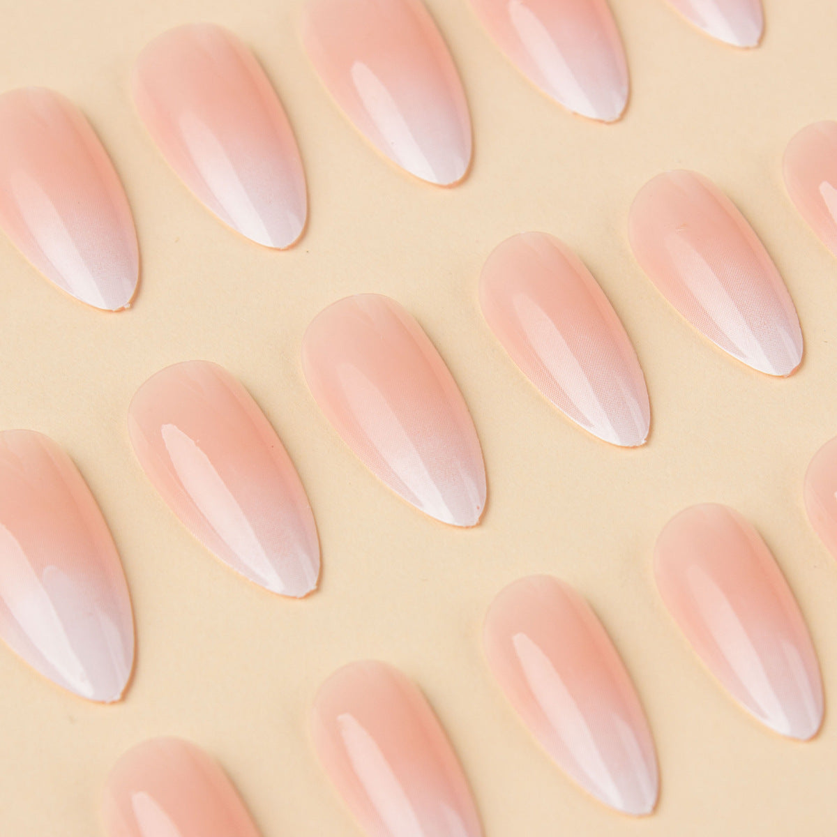 Almond Type Nail Sticker Simple Gradient