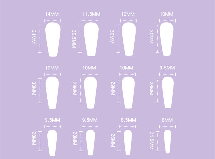 Women's Fashion Simple Removable Nail Patches