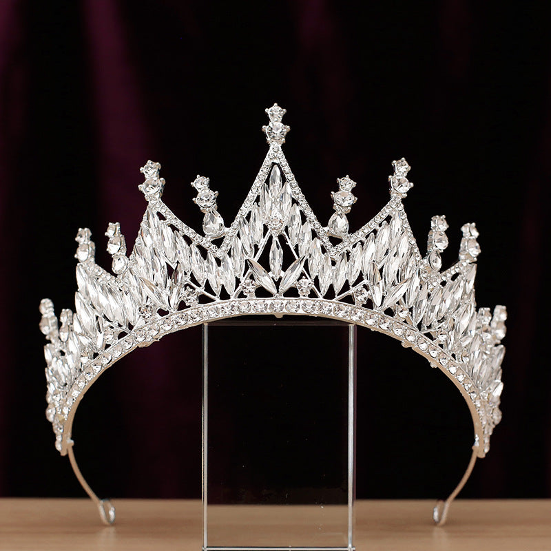 European Baroque Crown Luxury Exquisite Rhinestone Headwear