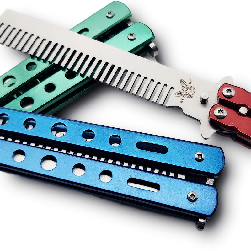 Stainless Steel Comb Without Blade Training Knife To Play With
