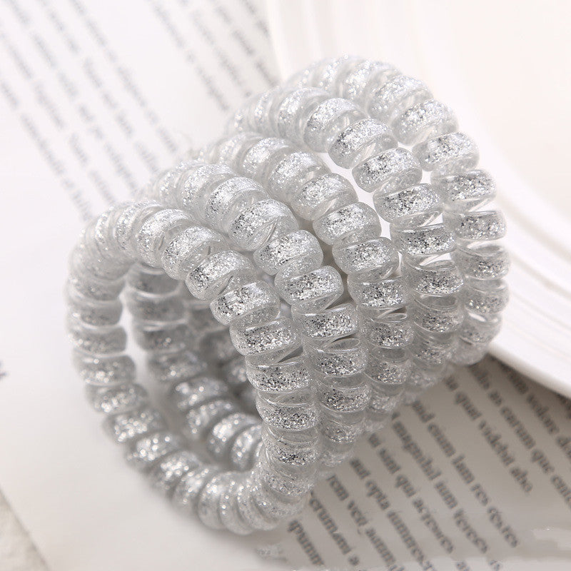 Bold High-stretch Phone Cord For Hair Tie