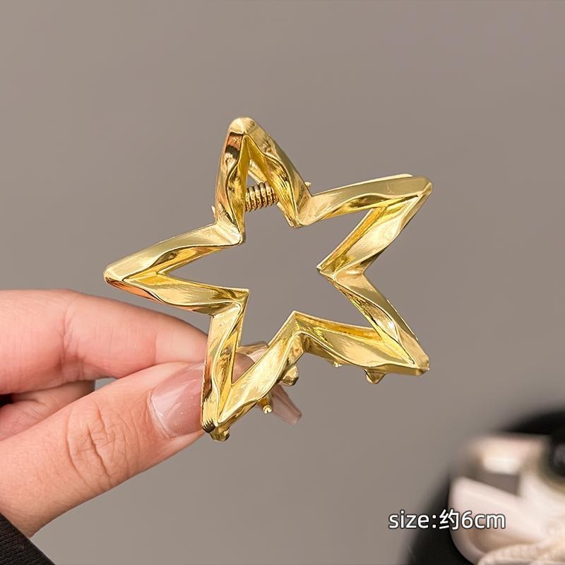 Female Cold Wind Liquid Star Hairpin