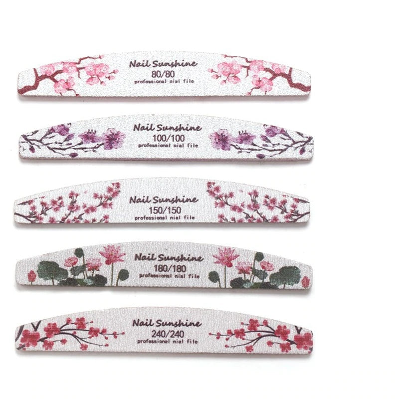Nail Sunshine Printed Sand Flower Washing Series Nail File