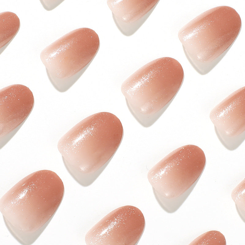 Wear Gradient Glitter Nail Art