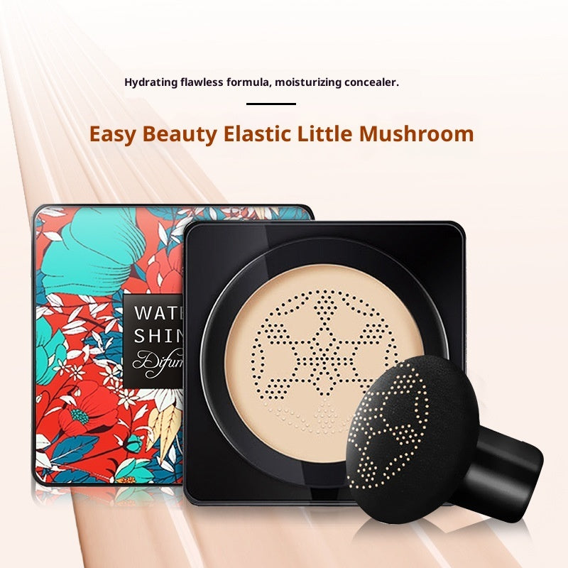 Skincare Mushroom Foundation Liquid Lightweight Bouncy Cushion