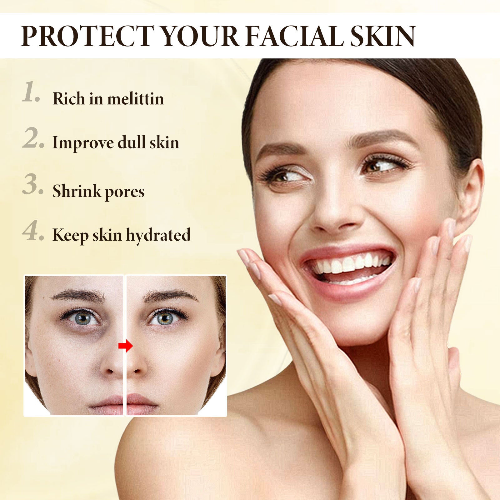 OUHOE Bee Firming Cream Hydrating Nourishing Firming