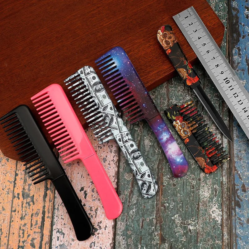Household Stainless Steel Two-in-one Multi-functional Comb-shaped Fruit Knife