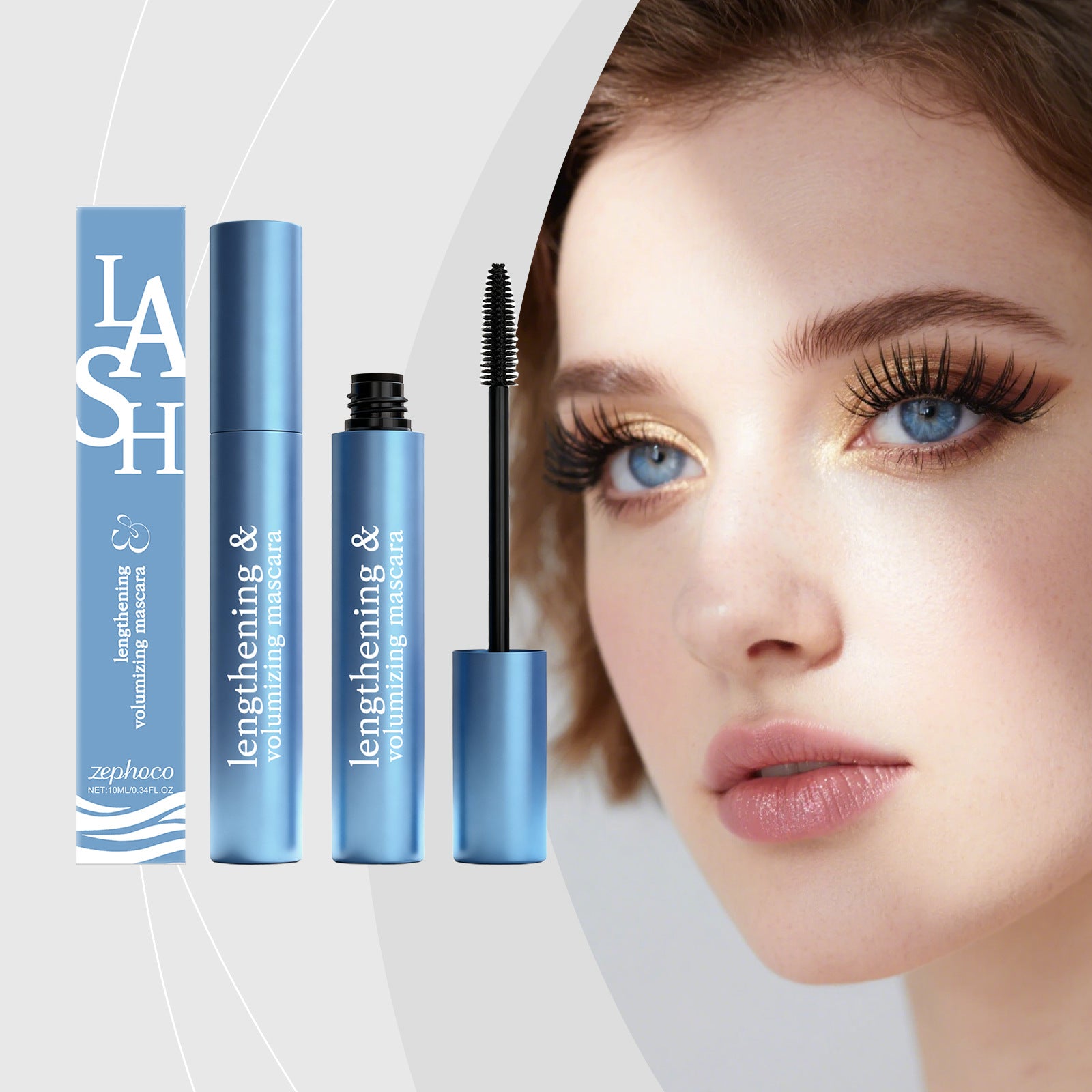 Black Volumizing And Curling Mascara