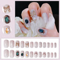 Fake Nail Patches Hand Wearing Art