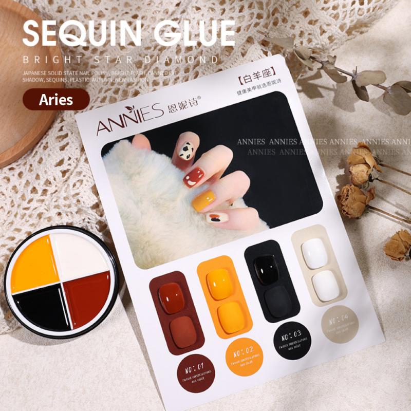 Annies Popular Color Twelve Constellation Series Solid Nail Polish For Nail Salon