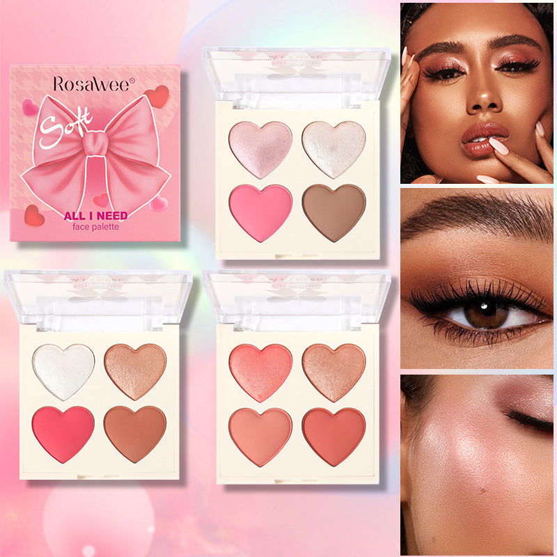 Rosawee A Four-color Blush Delivers A Natural Subtle Glow
