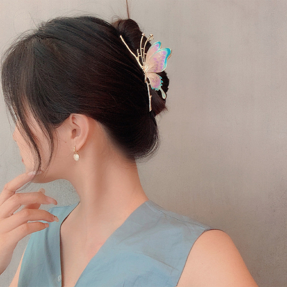 Branch Butterfly Grab Clip Super Fairy Niche Design