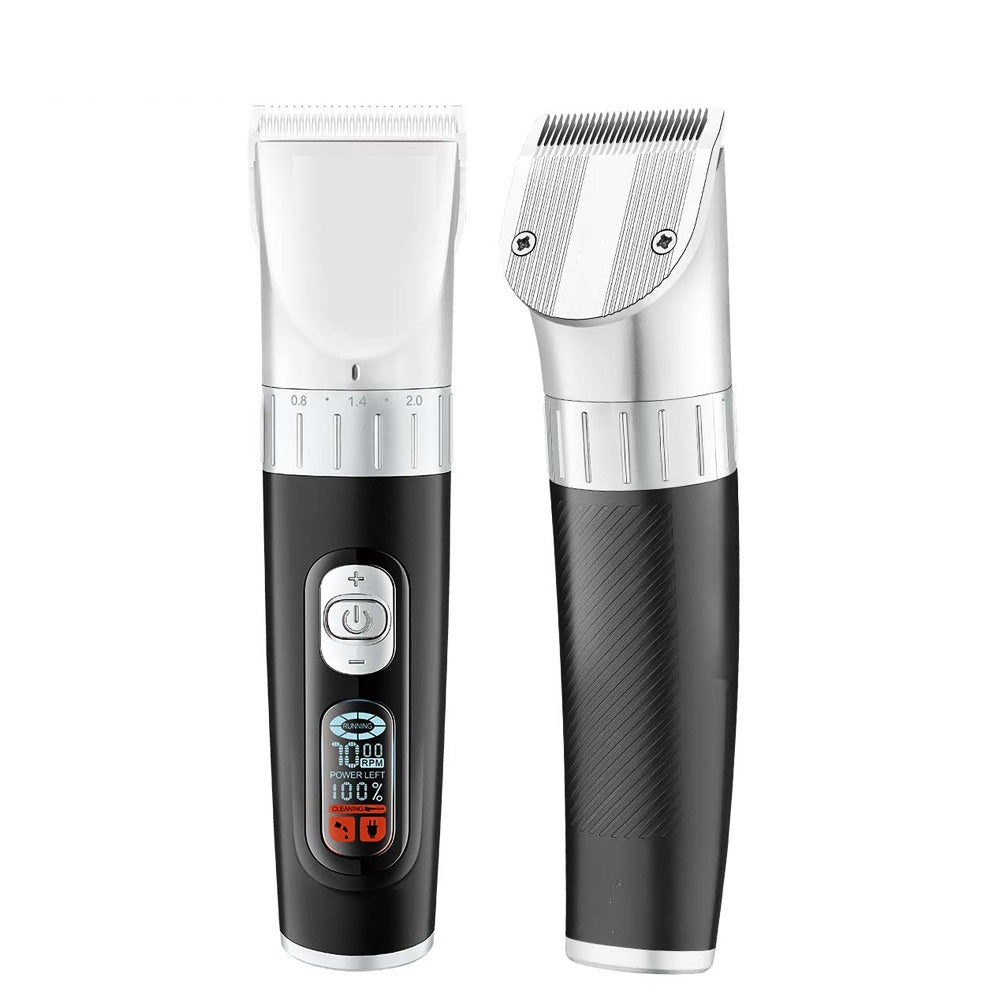 VGR Hair Salon Professional LCD Digital Display Electrical Hair Cutter