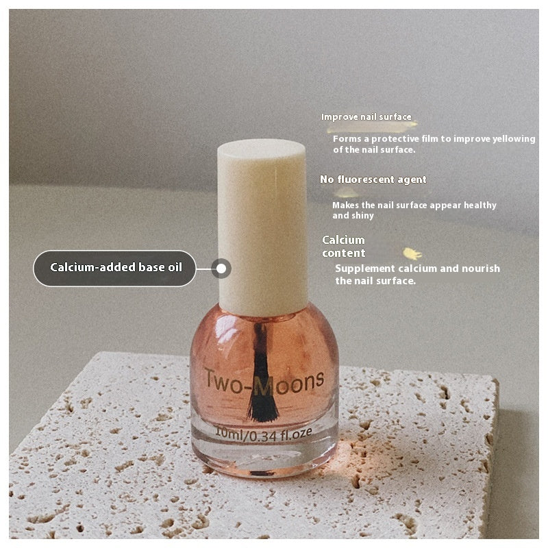 Two-Moons Pure Color Sequins Nail Polish Baking-free And Tear-free