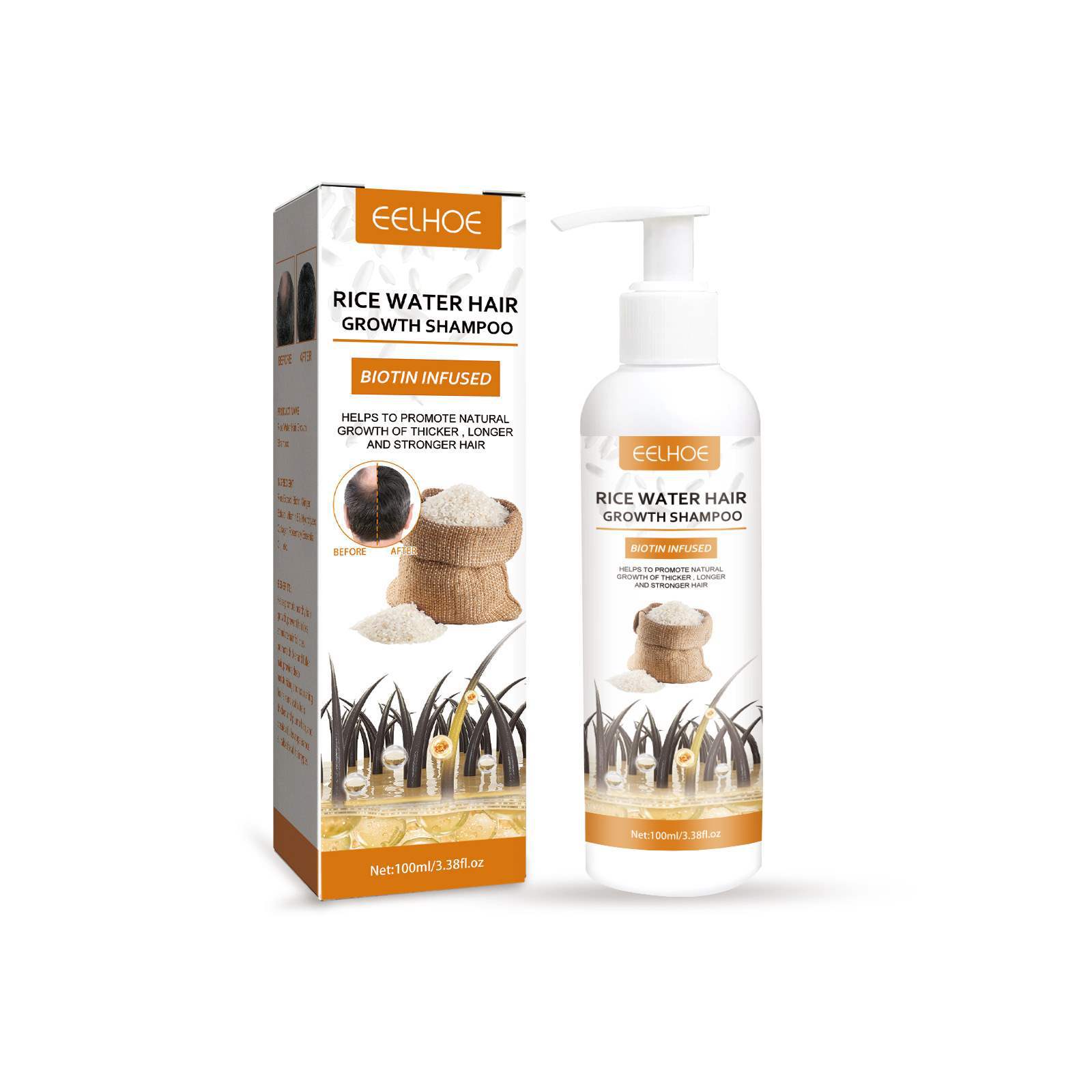 Eelhoe Rice Deep Cleaning Thick Conditioning Shampoo