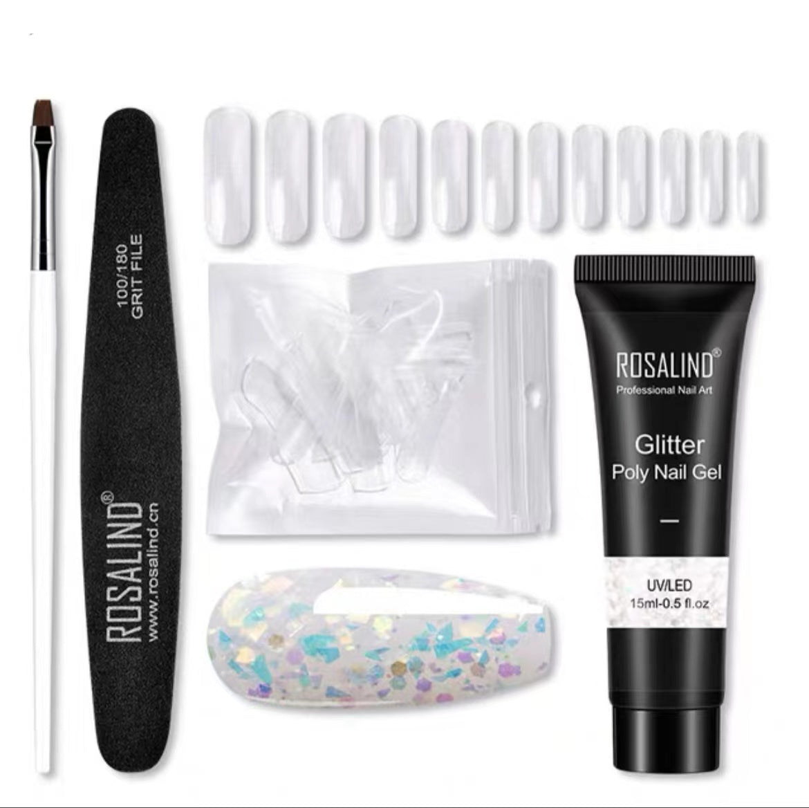 Rosalind Extension Gel Polish Kit For Manicure Poly Nail Gel Set For