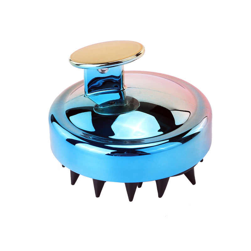 Household Electroplating Silicone Shampoo Brush