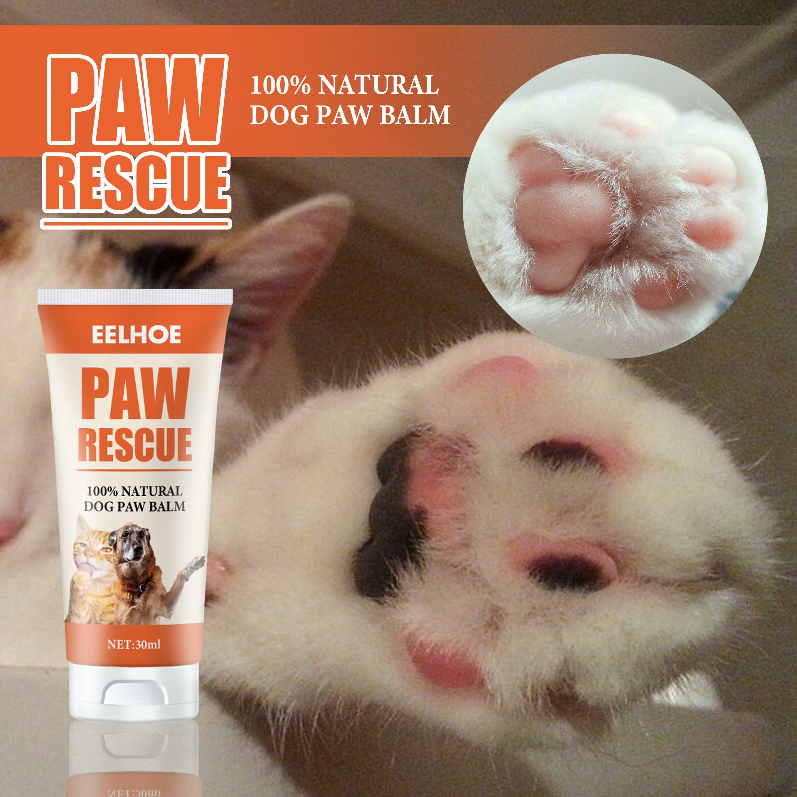 Pet Foot Pad Claw Cream Cat Dog Foot
