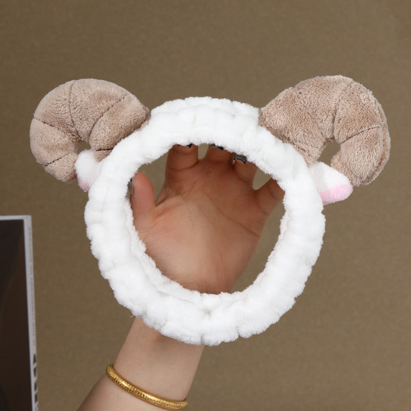 Korean-style High-grade Sports Headdress Makeup Mask High Skull Top Hair Band Headdress Wholesale