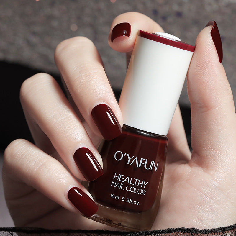 O'YAFUN Water-based Nail Polish Set, Bright Base Oil