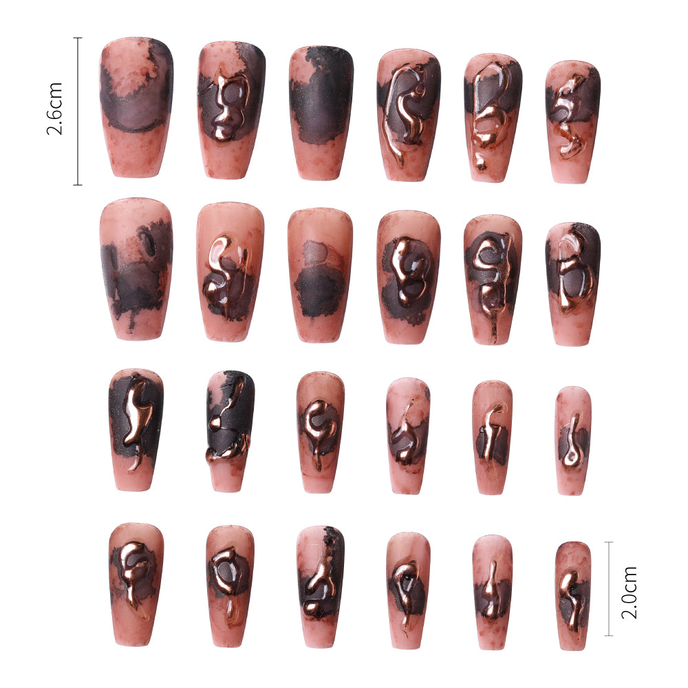 Magic False Nail Patches Hand Wearing Art