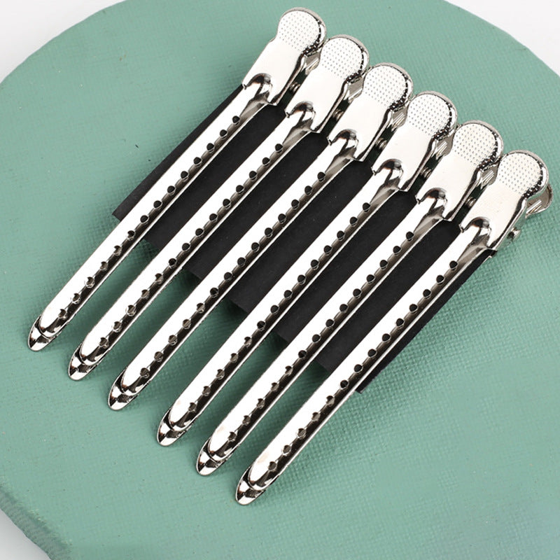 Stainless Steel Hair Styling Hair Root Fluffy Hand Push Corrugated Clip