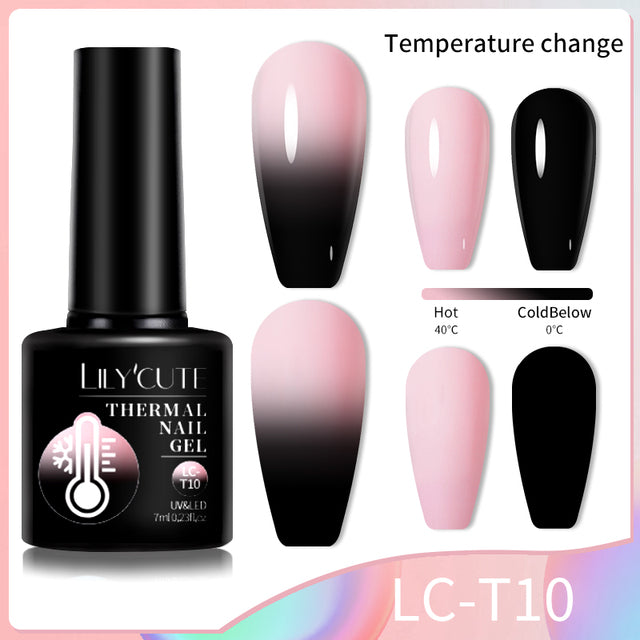 Lilycute Color Changing Thermal Gel Nail Polish Winter