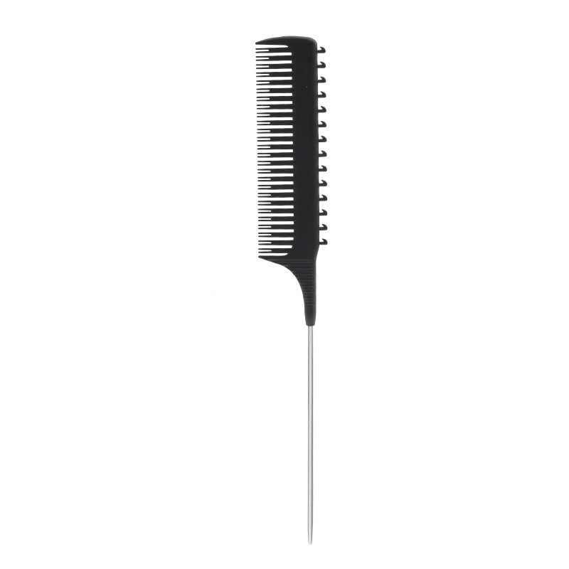 New Oil Head Hair Salon Barber Shop Hairdressing Plastic Pointed Tail With Hook Dyeing Comb