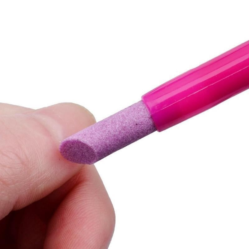 Pen Engraving Pen Exfoliating 45 Degrees Polishing Stick Nail Edge Exfoliating