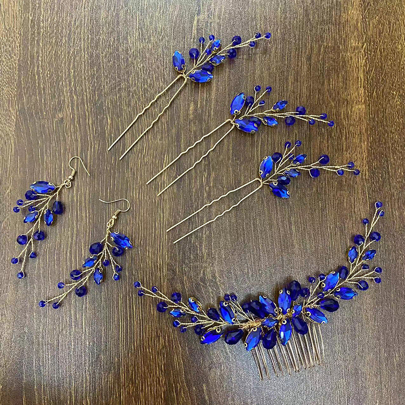 Fashion Crystal Hair Comb Set