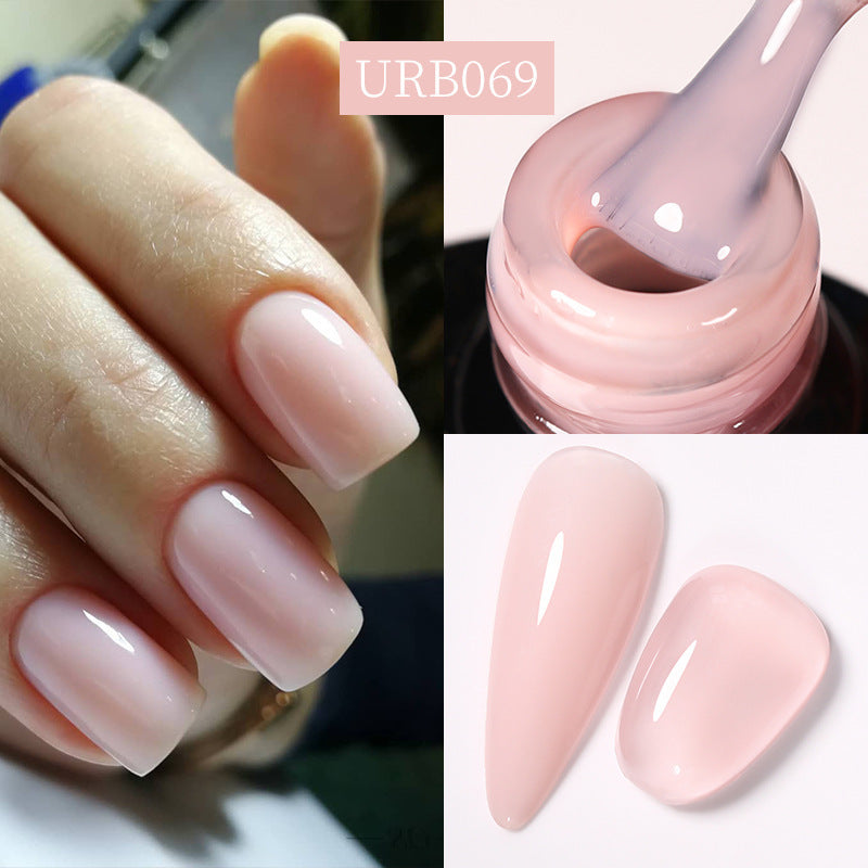 UR Sugar Reinforced Long-lasting No-file Base Coat With Shimmering Glitter Gel Polish