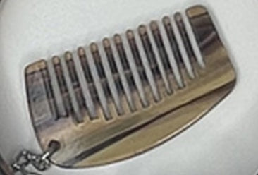 Acetic Acid Plate Mini Comb Key Chain Pendant Portable