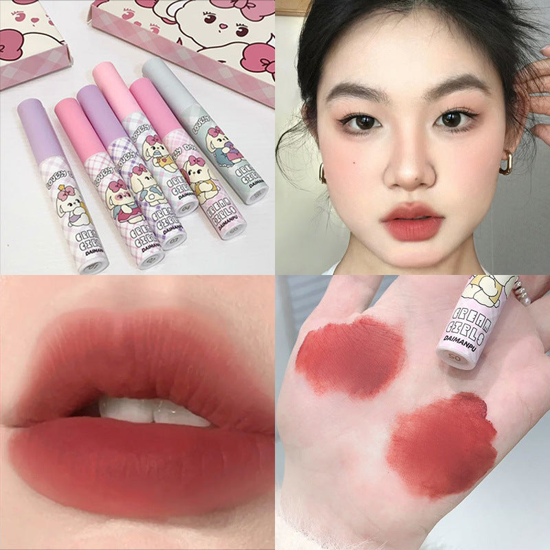 Soft Cute Rabbit Lip Glaze Set