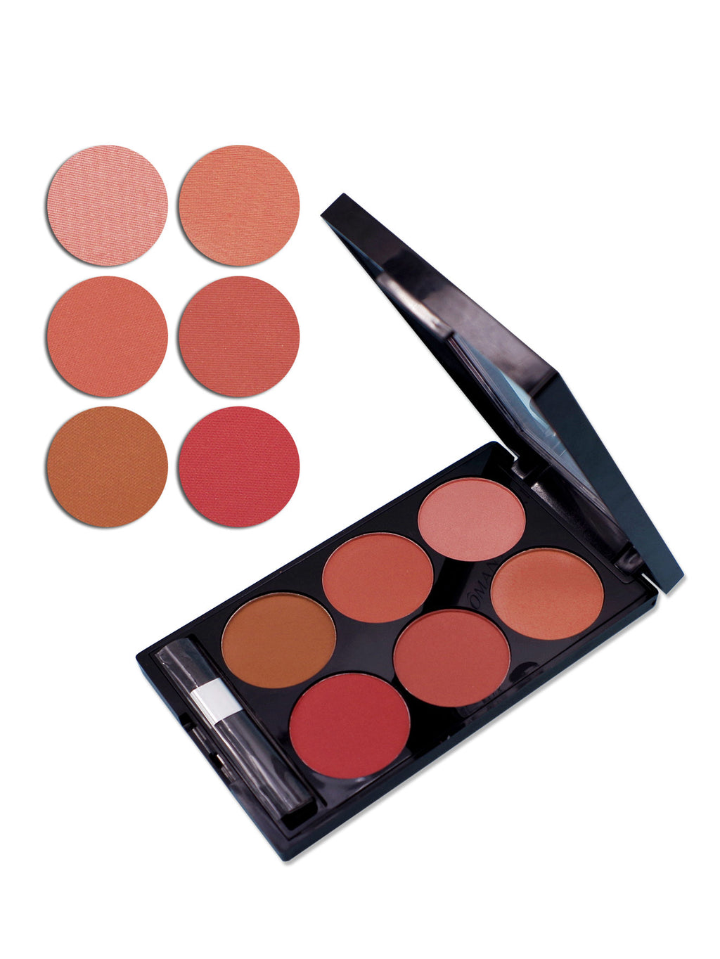 6B Make-up Multi-color Boutique Domestic Product Six-color Blush Repair Makeup